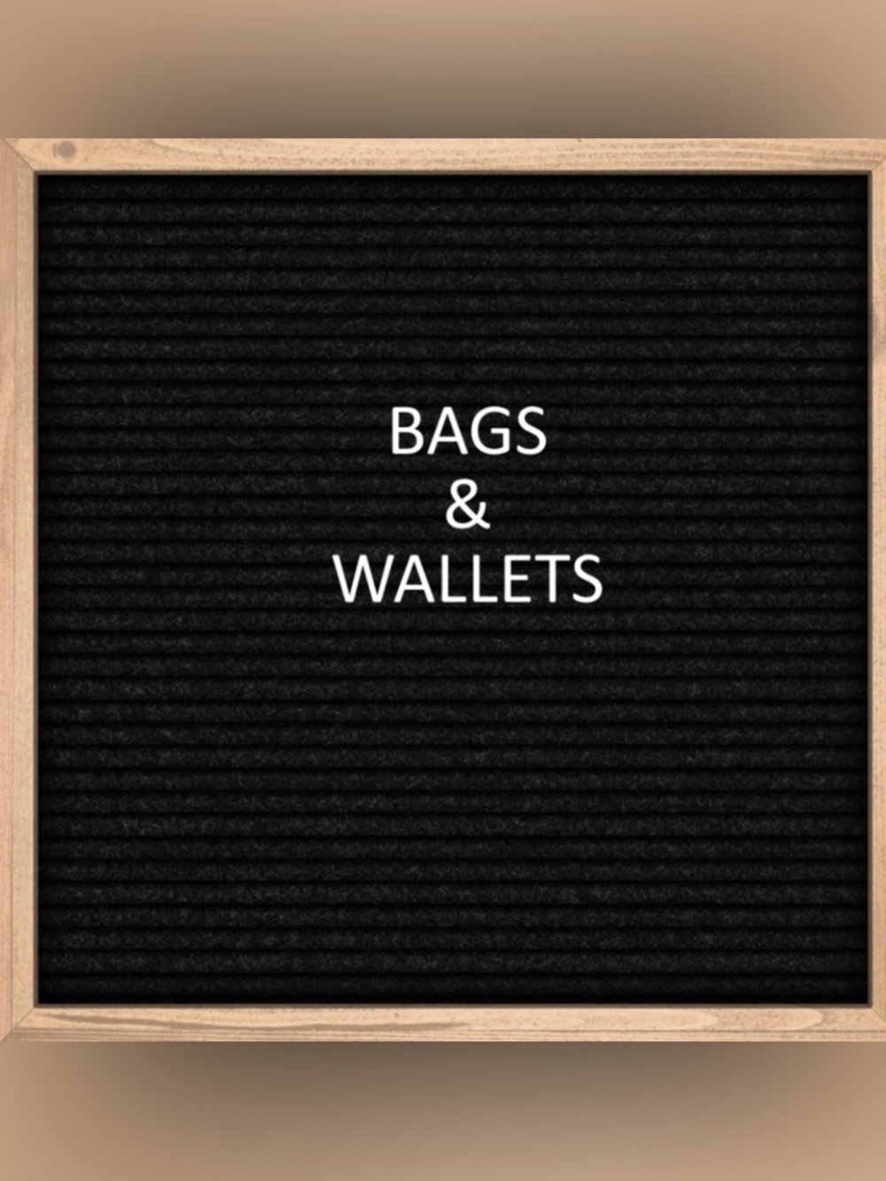 Bags & Wallets 💼